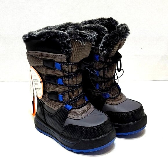 Wonder Nation Toddler Kids Mid-Calf Bungee Winter Boots -20°F Temp Rated Size 6 - Picture 3 of 10